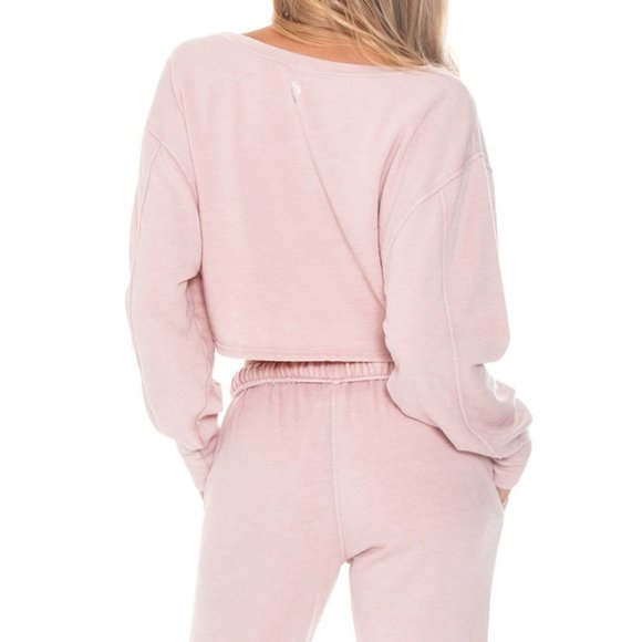 NWT Free People Zuma Sweatshirt - Cottonwood S, M - Picture 2 of 7